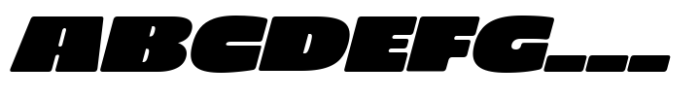 403 Zorn Gigawide Slant Font UPPERCASE