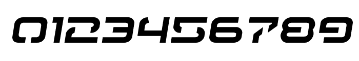 4114 Blaster Semi-Italic Font OTHER CHARS