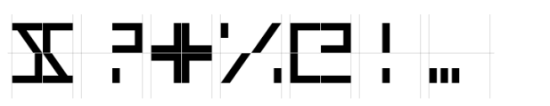 4444 Modular 01 Font OTHER CHARS