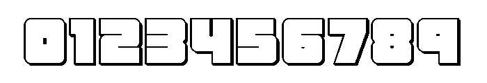 4ce 3D Font OTHER CHARS