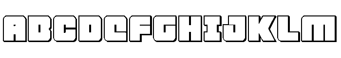 4ce 3D Font UPPERCASE