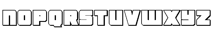 4ce 3D Font LOWERCASE
