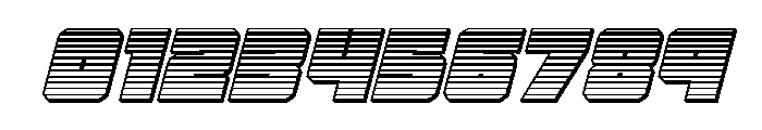 4ce Chrome Italic Font OTHER CHARS