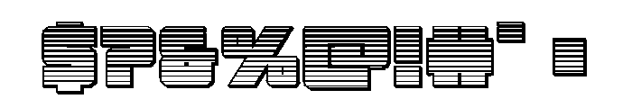 4ce Chrome Font OTHER CHARS