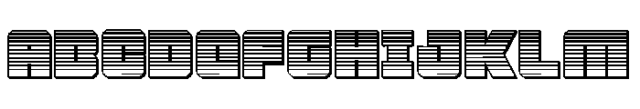 4ce Chrome Font UPPERCASE