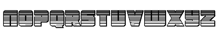 4ce Chrome Font UPPERCASE