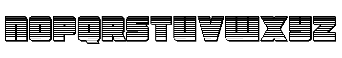 4ce Chrome Font LOWERCASE