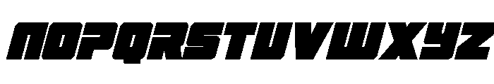 4ce Compact Italic Font UPPERCASE