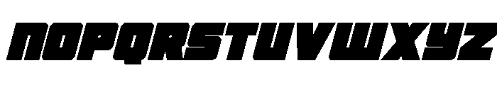 4ce Compact Italic Font LOWERCASE