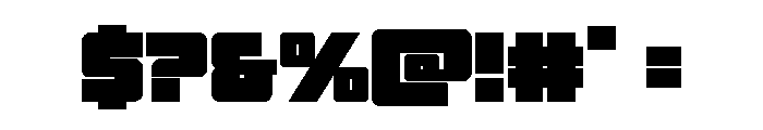 4ce Compact Font OTHER CHARS