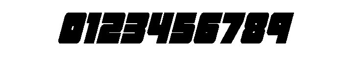 4ce Condensed Italic Font OTHER CHARS