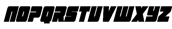 4ce Condensed Italic Font UPPERCASE