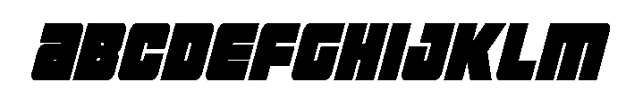 4ce Condensed Italic FONT