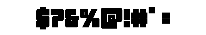 4ce Condensed Font OTHER CHARS