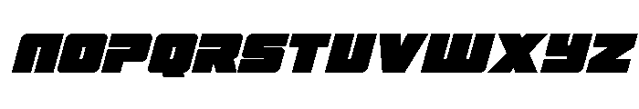 4ce Expanded Italic Font UPPERCASE