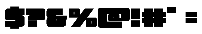 4ce Expanded Font OTHER CHARS