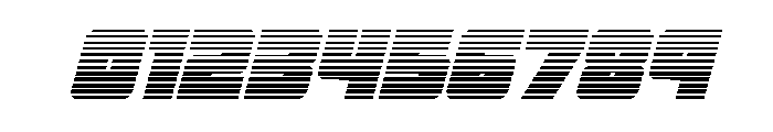 4ce Gradient Italic Font OTHER CHARS