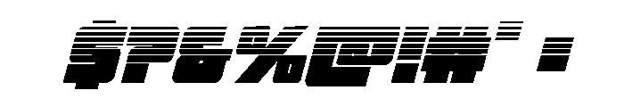 4ce Halftone Italic Font OTHER CHARS