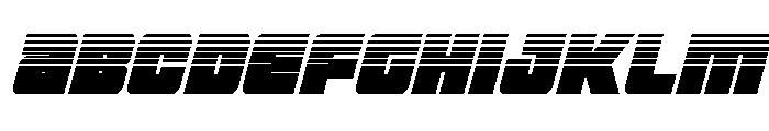4ce Halftone Italic FONT
