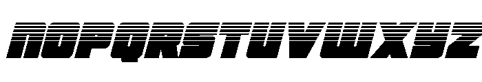 4ce Halftone Italic Font LOWERCASE