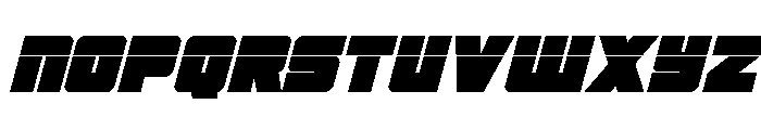 4ce Laser Italic Font LOWERCASE