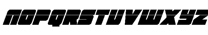 4ce Laser Super-Italic Font UPPERCASE