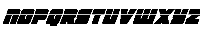 4ce Laser Super-Italic Font LOWERCASE