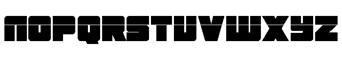 4ce Laser Font UPPERCASE