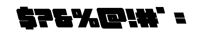 4ce Leftalic Font OTHER CHARS