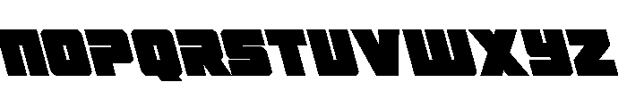 4ce Leftalic Font UPPERCASE