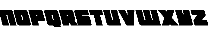 4ce Leftalic Font LOWERCASE