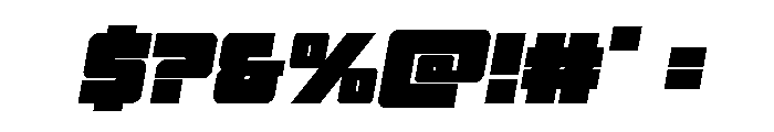 4ce Semi-Italic Font OTHER CHARS
