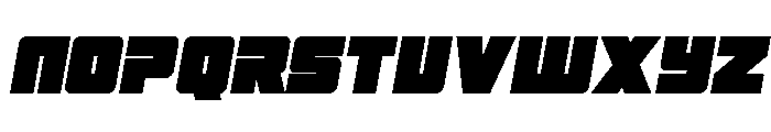 4ce Semi-Italic Font UPPERCASE