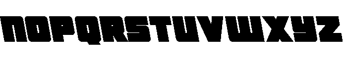 4ce Semi-Leftalic Font LOWERCASE