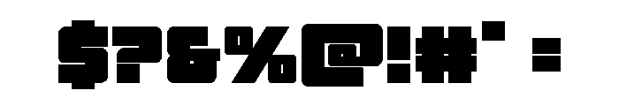 4ce Spaced Font OTHER CHARS