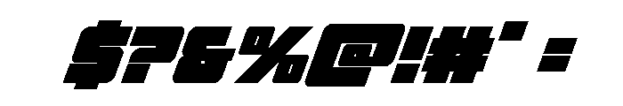 4ce Super-Italic Font OTHER CHARS