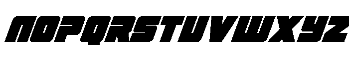 4ce Super-Italic Font UPPERCASE