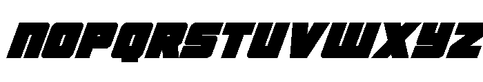 4ce Super-Italic Font LOWERCASE