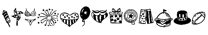 4th July FONT