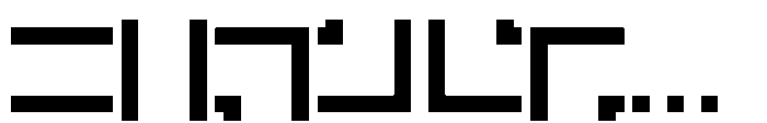 55555 System bordures 01 Font UPPERCASE