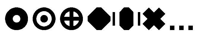 55555 System elements 02 Font UPPERCASE