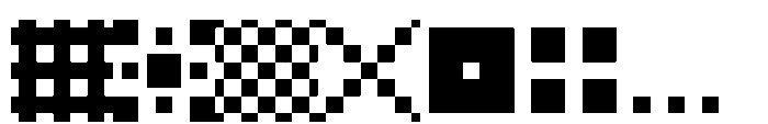 55555 System elements 02 Font UPPERCASE
