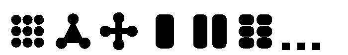 55555 System icons FONT