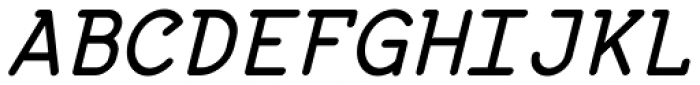 57-nao Medium Oblique Font UPPERCASE