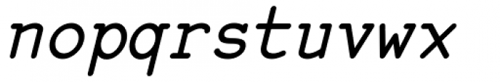 57-nao Medium Oblique Font LOWERCASE