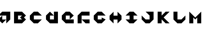 5Dagger Unicase Regular Font UPPERCASE