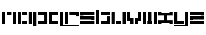 5Didgit Stencil Regular Font LOWERCASE
