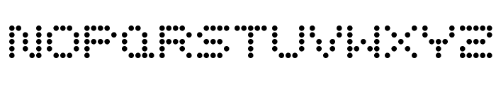 5x5 Dots Font UPPERCASE