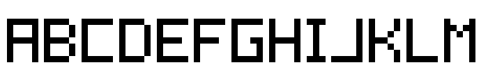 5x7 MT Pixel Font UPPERCASE
