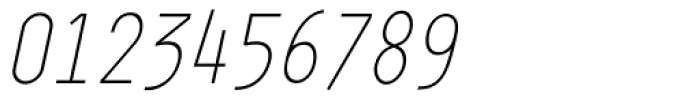 64-SRC Light Italic Font OTHER CHARS
